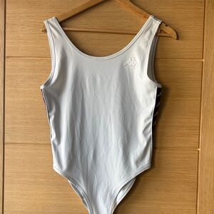 Kappa Light Gray One-Piece Swimsuit
